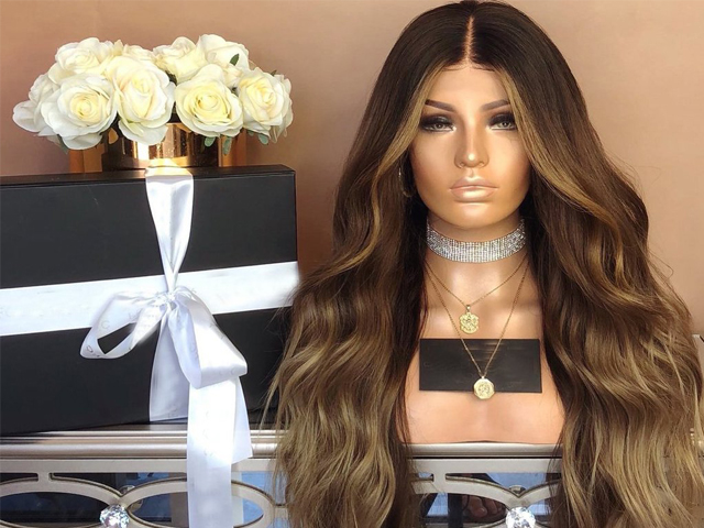 Black and brown wavy hair Black and brown wavy hair